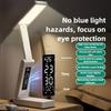 Folding Clock Power Bank Function Eye Protection Bedside Reading Lamp
