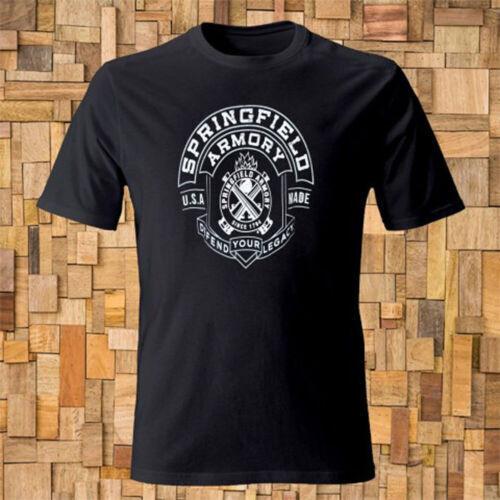 Springfield Armory Logo Men's Black T-shirt Unisex T-Shirt