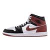 Мужские кроссовки Air Jordan 1 Mid SE Dark Pony Красный Белый Черный HF3216-102