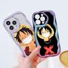 Cute Cartoon Pattern Cream Texture Casing Wavy Edge Soft Silicone Cover Phone Case for Samsung