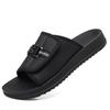 Модные высококачественные однотонные дизайнерские шлепанцы для мужчин Модные повседневные летние плоские шлепанцы Мужские Новые дизайнерские шлепанцы Мужские