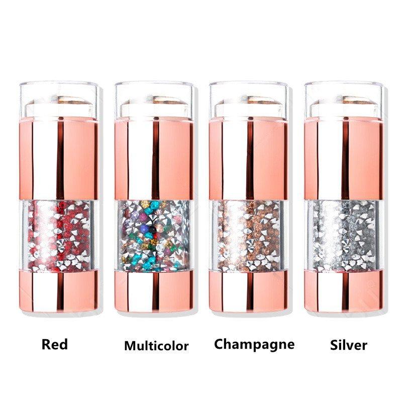 Силиконовые двухсторонние хрустальные ручки для дизайна ногтей и набор пластин для штамповки ногтей