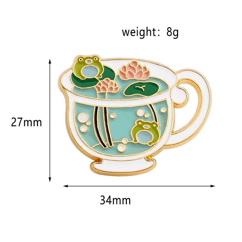 Кубок Ювелирные изделия Аксессуары Значок Брошь-эмаль Броши Броши-лягушки Брошь-лацкан