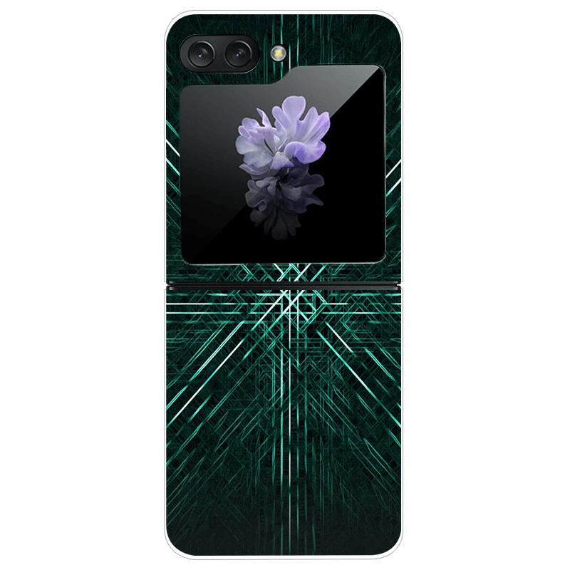 Для Samsung Z Flip7 Жесткий чехол ZFlip7 5G Прозрачные ПК Чехлы для телефона Для Galaxy Z Flip 7 Модный Мультяшный Прозрачный Защитный Fundas