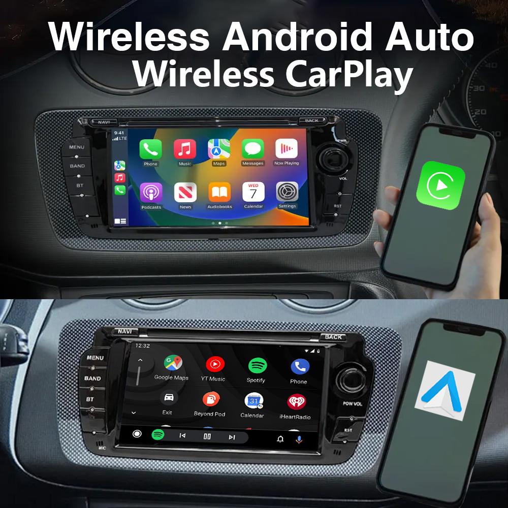 Grandnavi 7Inch Android 13 Car Radio For Seat Ibiza 6j 2009-2013 Multimedia Video Player Wireless Carplay Android Auto GPS Audio