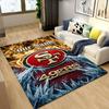 Custom personalization Cowboys Ice Star Print Area Rug - Soft, Washable Non-Slip Indoor Mat,Living Room,Home&Office Decorative Rug