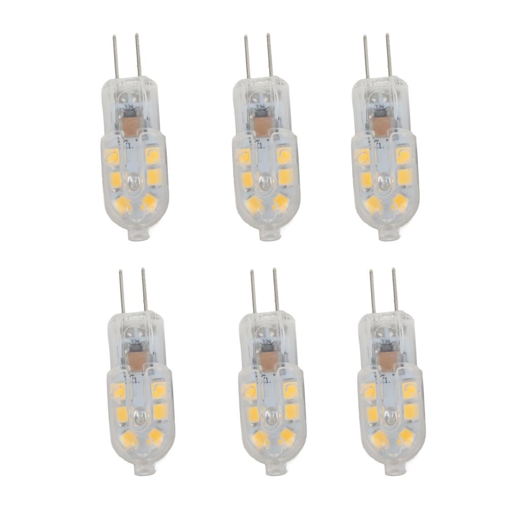 10 Pack G4 2835 LED Bulb Transparent Led Lamp Plug In Light Bulb AC220V for Camper Cabinet