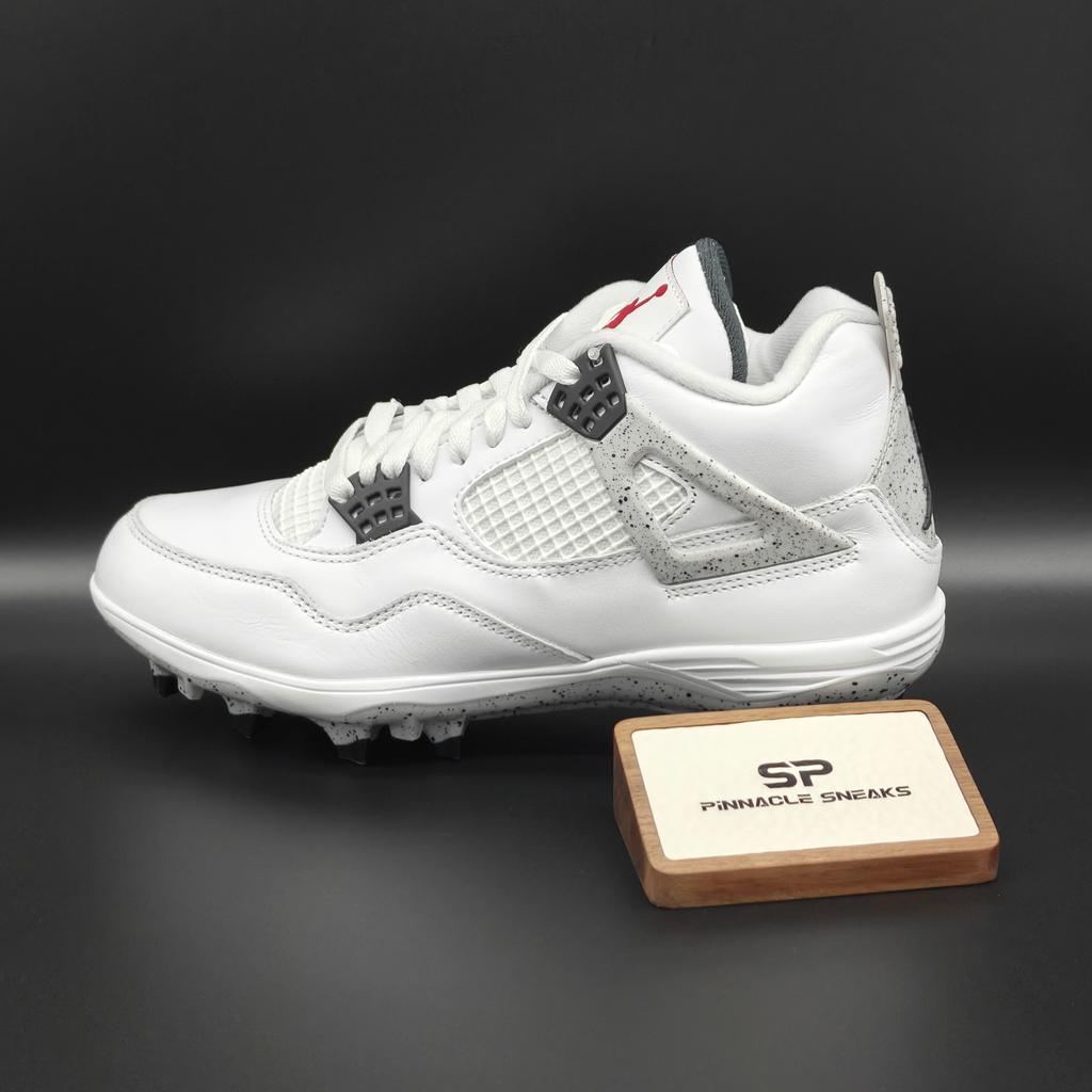 Jordan 4 Retro TD Шиповки 'Белый Цемент' HQ0207-106 Мужской Размер Отправка Сейчас