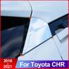 Для Toyota C-HR CHR 2016 2017 2018 спойлер на заднее окно, боковая крышка, треугольная отделка, декоративные аксессуары