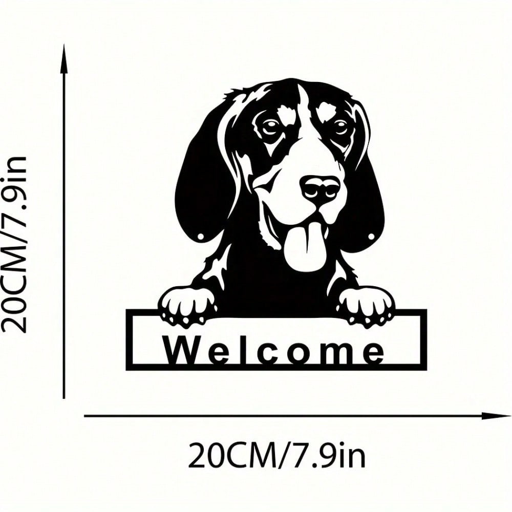 1 шт. Металлическая настенная art Gordon Setter, собака, знак приветствия для дома, комнаты, гостиной, офиса, декор