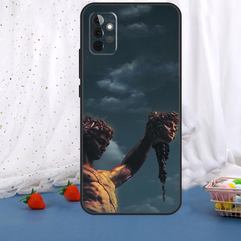 Греческая статуя в толстовке для Samsung Galaxy A36 A26 A16 A05 A06 A54 A34 A14 A22 A32 A52 A55 A35 A15 A53 A13 A56 Чехол