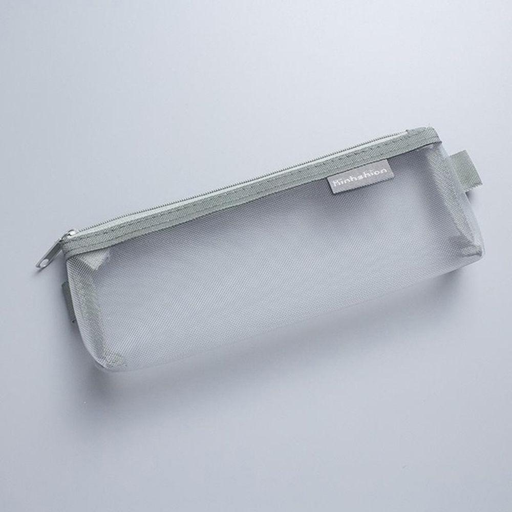 Supplies High Quality Simple Pen Box Nylon Pencil Bag Mesh Pencil Case Pen Bag Case Pencil case