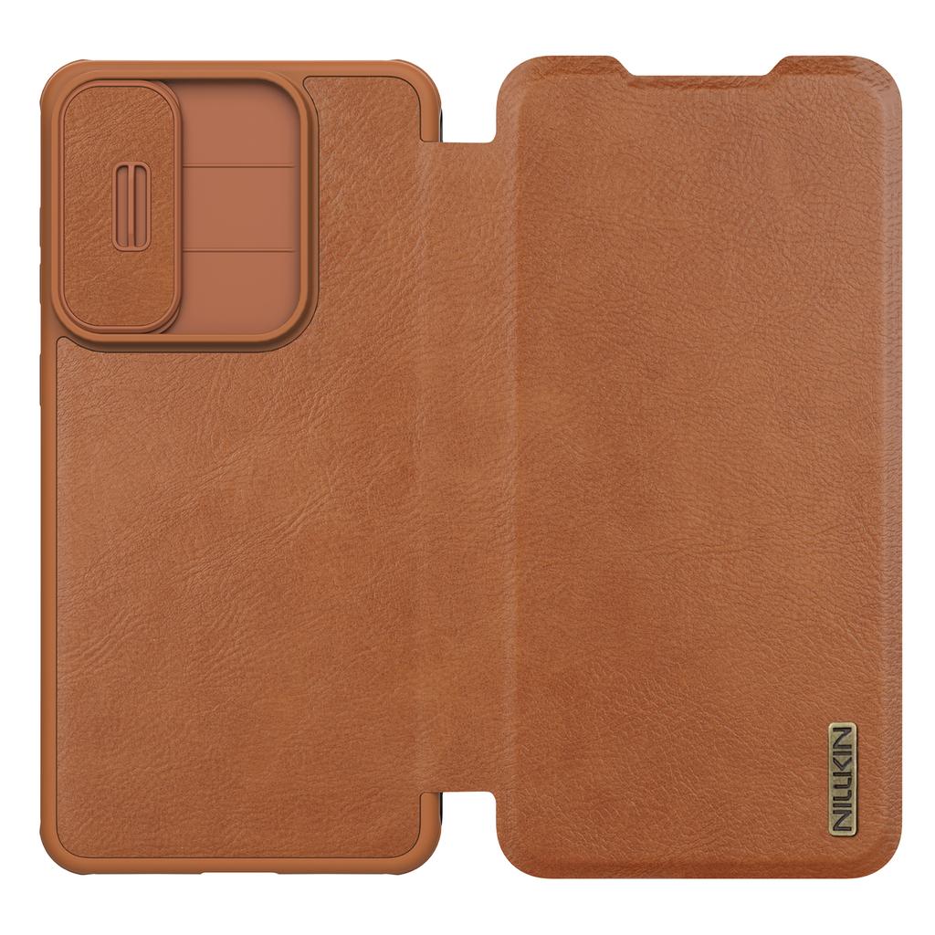 NILLKIN Для Samsung Galaxy S25 Edge чехол для телефона Qin Pro кожаный чехол для защиты камеры задняя крышка