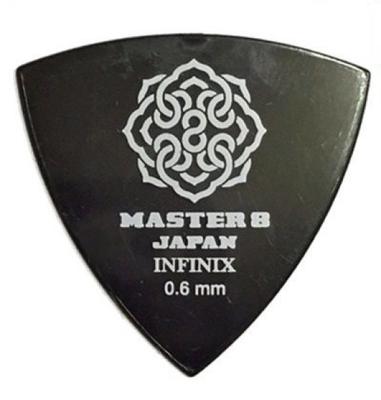 Треугольный медиатор для гитары MASTER8 JAPAN INFINIX [набор 20] 0,6 мм [IF-TR060]