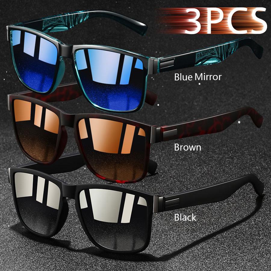 Модные винтажные квадратные унисекс солнцезащитные очки для вождения и рыбалки мужские и женские люксовые брендовые дизайнерские солнцезащитные очки с антибликовым покрытием UV400