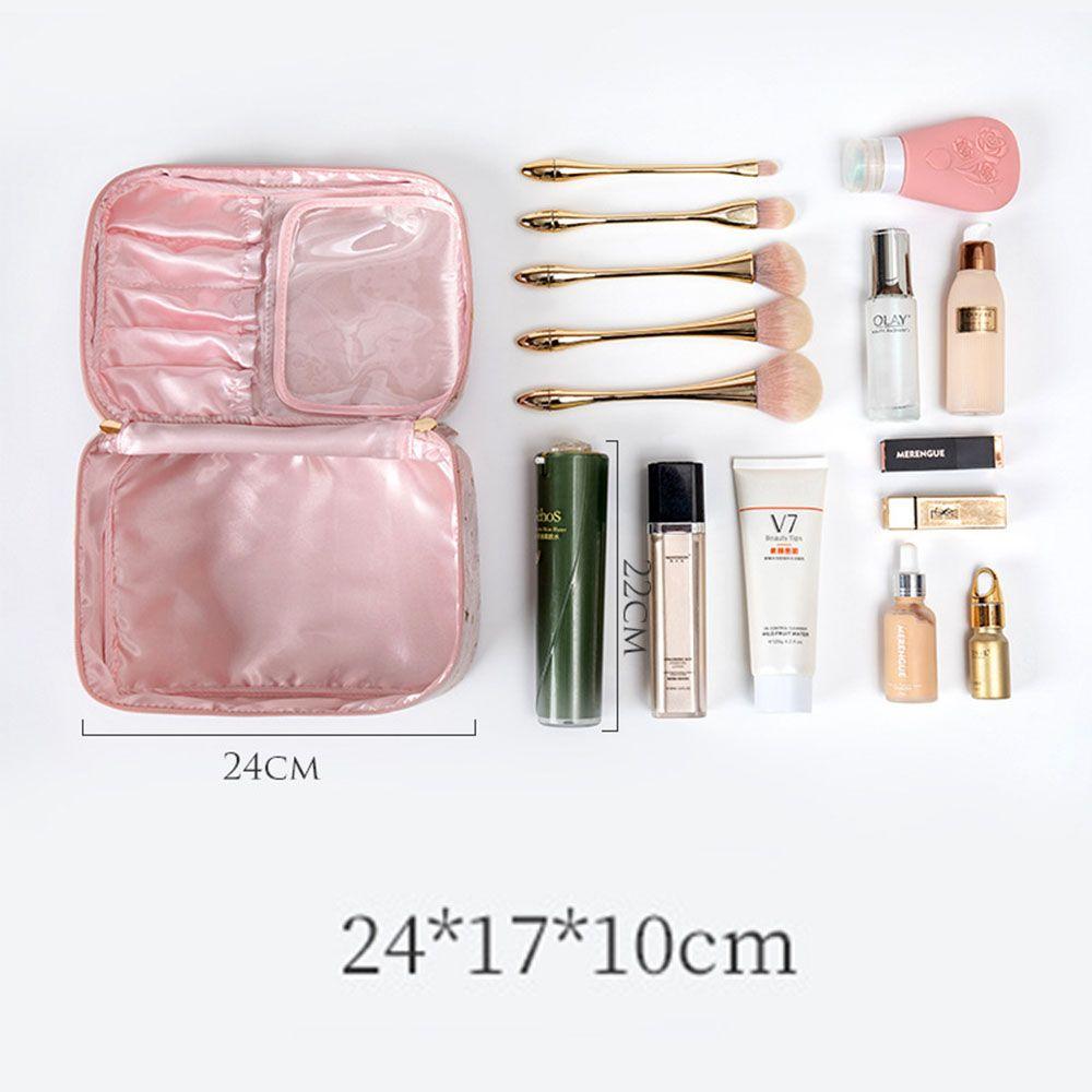 Bags Large Capacity Wash Handbags Makeup Bag Toiletry Case Lipstick Bags Velvet Cosmetic Bag