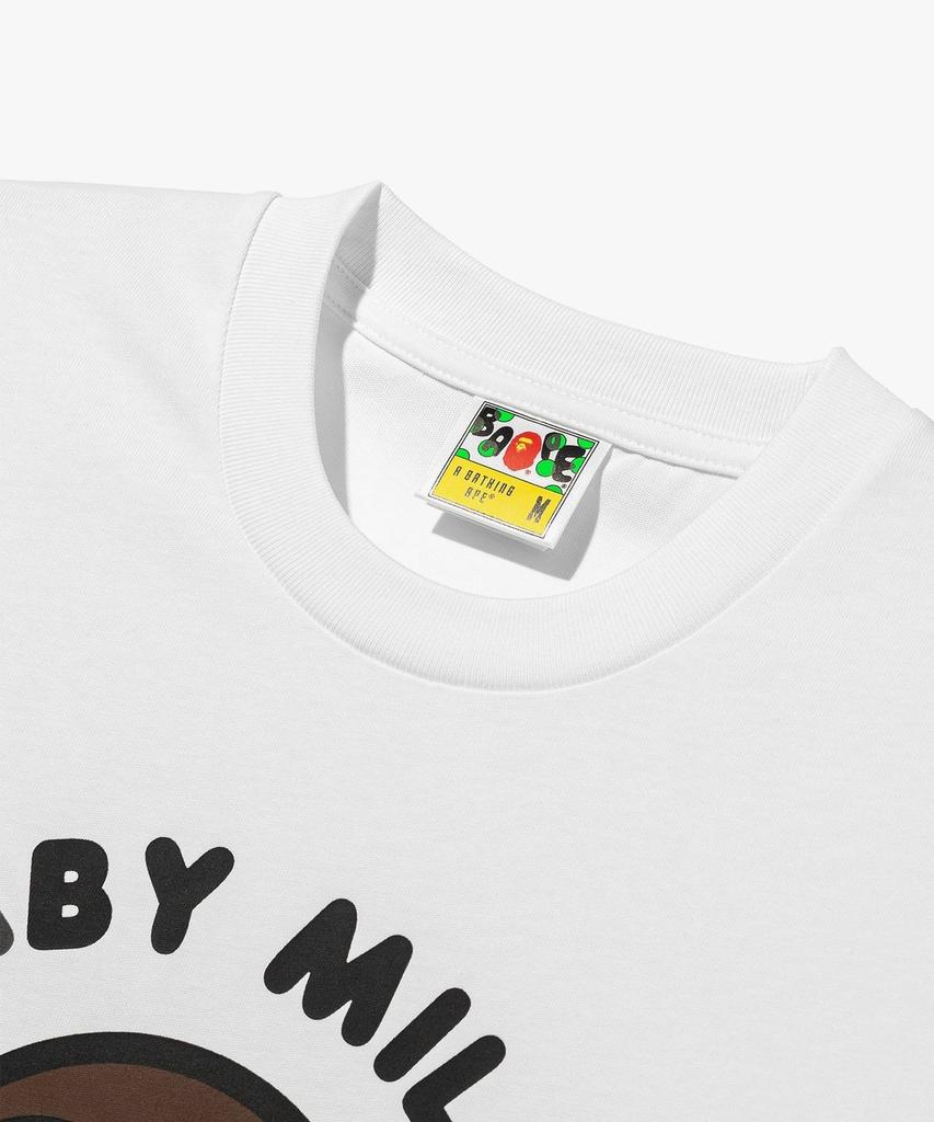 Корейская футболка Beipeu Baby Milo College свободного кроя (M) белый