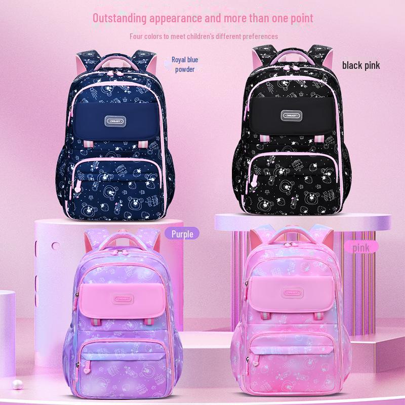 Large Capacity Backpack for Elementary Students with Side Opening and Cooler Compartment