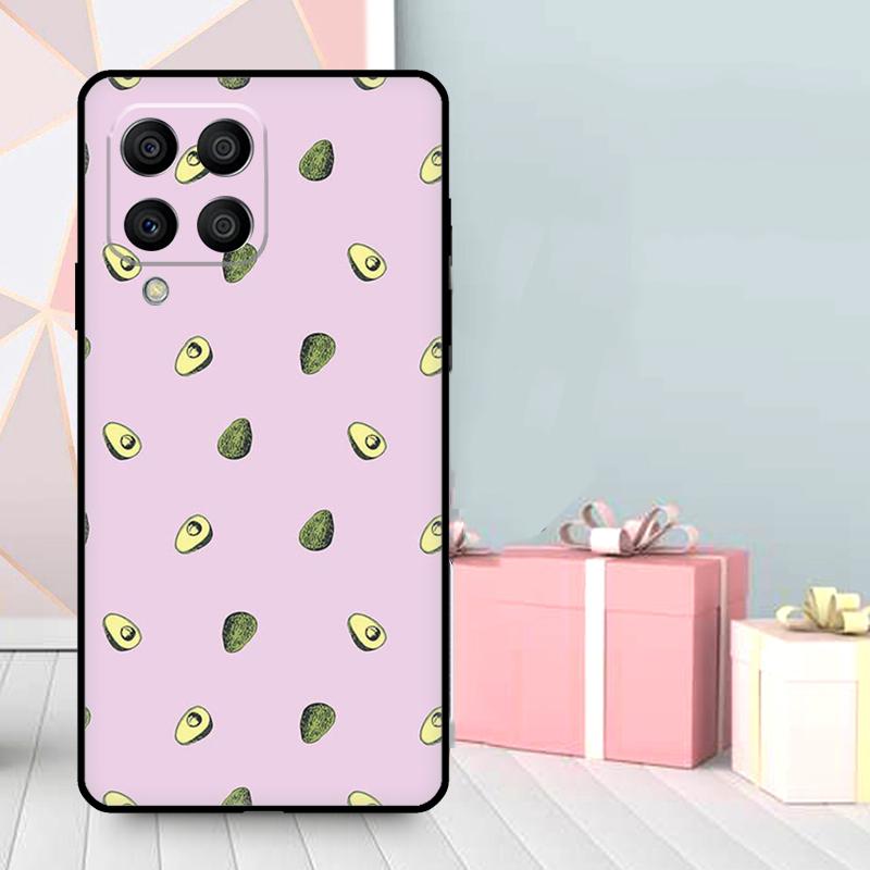 Чехол с узором из авокадо для Samsung Galaxy M06 M11 M31 M14 M34 M54 M12 M32 M52 M15 M13 M16 M36 M56 M53 M35 M55