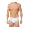 Мужские белые трусики из гребенного хлопка, 6 шт. в упаковке