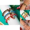Набор бисерных браслетов с рождественской елкой, Сантой, снеговиком для женщин, праздничная идея для подарка
