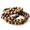 Браслет из тигрового глаза, 10 мм, натуральный камень высшего качества, внутренний диаметр 18 см [ЗОЛОТОЙ КАМЕНЬ], прибл.