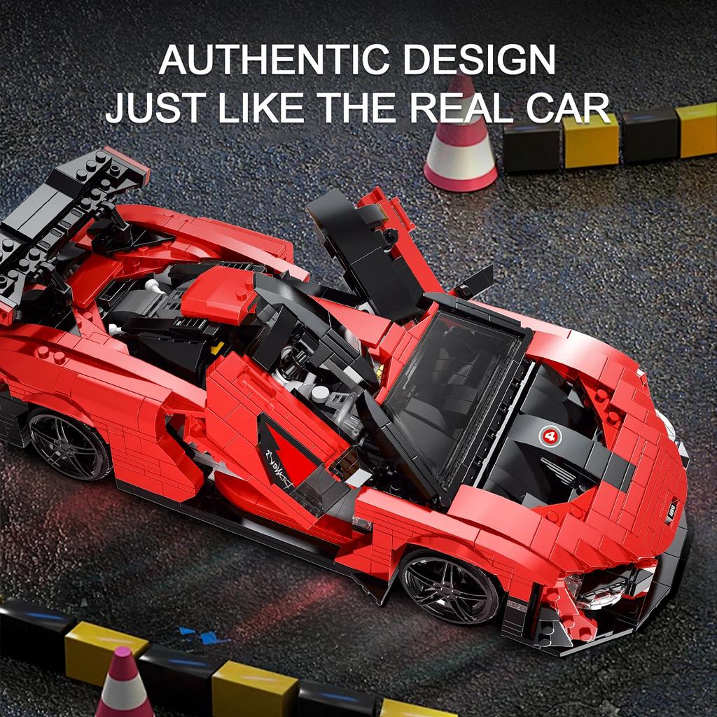 Mould King 10007 MOC K500 Ретро Спорткар Конструктор Разнообразие Идея Строительная Игрушка Пазл Конструктор Модель Спорткара Конструктор как Товары