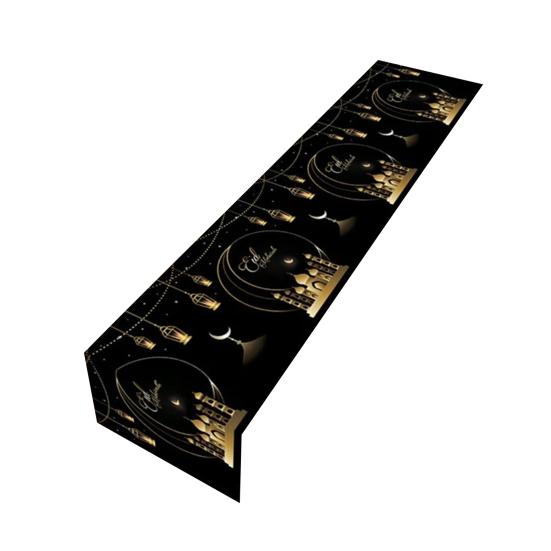 Скатерть-дорожка для украшения Рамадана, супермягкая износостойкая удлиненная крышка для обеденного стола, украшение Мубарак, товары для вечеринок