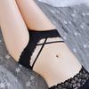 Lace Trim Panties Ladies Sexy Low Waist Girl Breathable Ice Silk Ultra-thin Seamless Briefs
