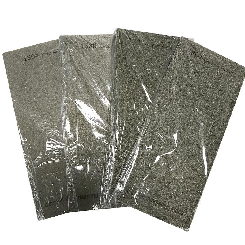 170x75mm EVA Diamond Sharpening Stone with Anti-slip Pad and Film Packaging