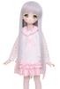 Linfairy 8-9 Inch 13 Size Doll Wig Figure Doll BJD Long Wig (silver)