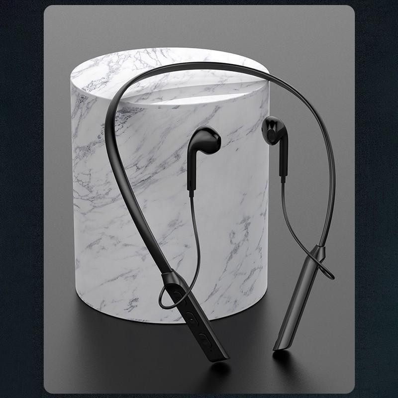 Bluetooth наушники с шейным ремешком, стерео беспроводные наушники-вкладыши, магнитные спортивные наушники с микрофоном для смартфона