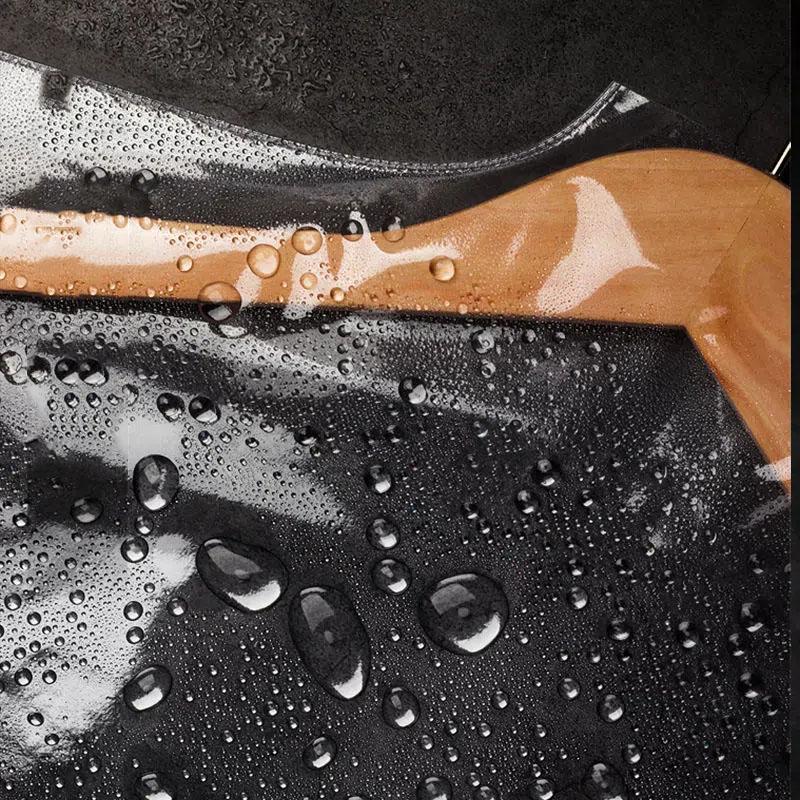 10 Pcs/Lot Coat Dust Cover Translucent Half-body Dust Cover Household Hanger Wardrobe Hanging Bag PVC Suit Shirt Storage Bag