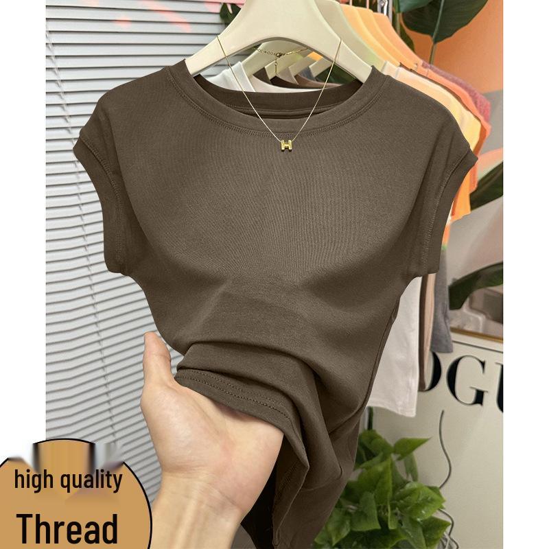 Stylish Women's Summer Cap Sleeve Slim Fit Top