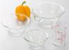 iwaki Стеклянная миска AGC Techno Glass 3 с мерной шкалой, широким горлышком для удобства, низким центром тяжести для (Иваки) Термостойкий набор, Круглый, Штук,