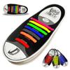 Sport Men 16pcs/set Elastic Multicolor Teen Women Silicone Shoelaces Boys Girls  Supply
