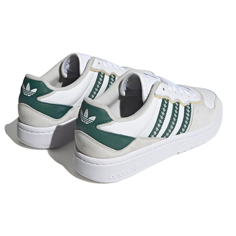 adidas Оригинальные кроссовки Courtic из ткани, кожи и замши, унисекс, серые, зеленые, белые, ID4080