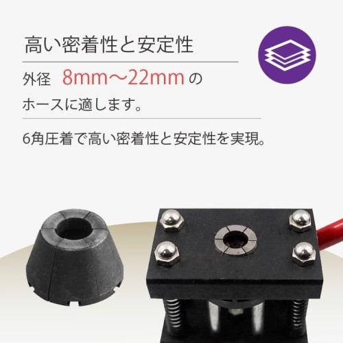 kurflo YG-S6 Pressure Pipe, Manual Hydraulic Pipe Crimping Pliers for 6-Point/8-Point Tubes, Compatible with 8mm To 28mm Outer Diameters, Easy-to-Use