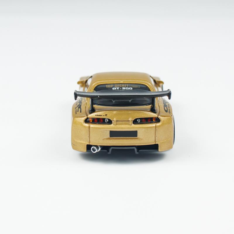 FVEX7 MINIGT 1:64 Toyota Supra A80 Top Secret GT-300 Top Secret Gold MGT Alloy Car Model 961
