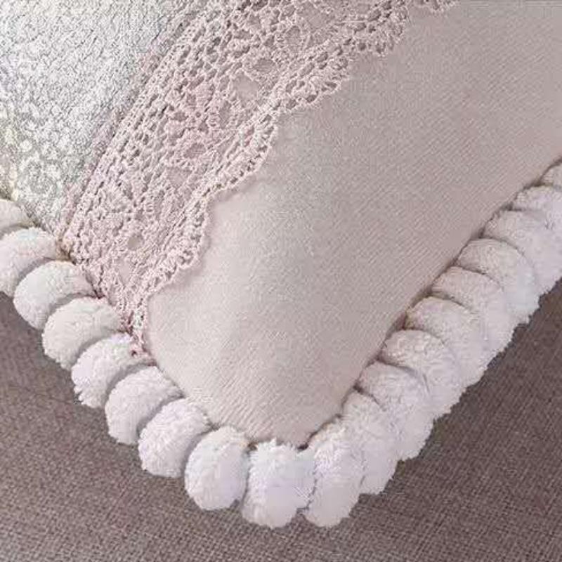 Одиночная европейская жаккардовая наволочка, диванная подушка, вышитая прямоугольная наволочка для спинки дивана для гостиной