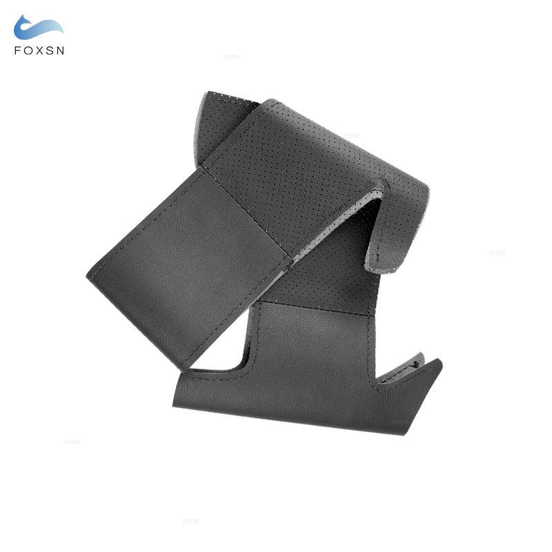 Black Car Accessories Steering Wheel Cover Leather Trim For Toyota Yaris 2007 2008 2009 2010 2011 RAV4 2006-2012 Vios 2008-