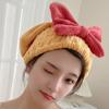 Cute Velvet Hair Drying Towels Super Absorbent Hair Towel Cap Quick Dry Head Wrap Shower Cap for Wet Hair