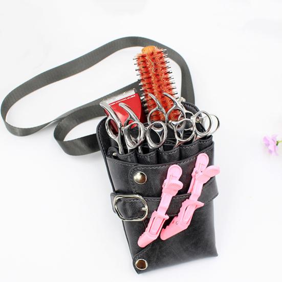 Парикмахерские ножницы, парикмахерский инструмент, кобура, сумка из искусственной кожи, поясная сумка через плечо