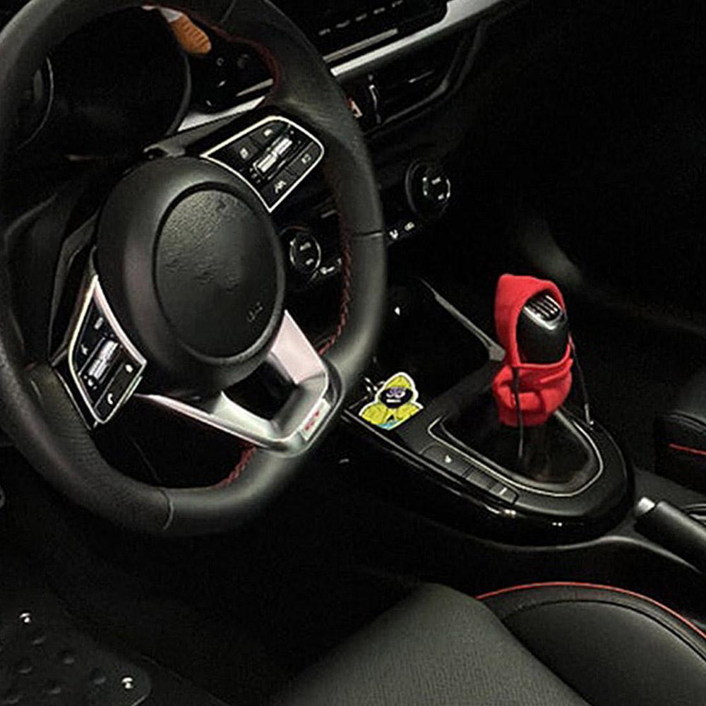 Fashion Hoodie Car Shift Knob Cover Manual Handle Gear Lever Decoration Hoodie Cover Automatic Car Interior Accessories