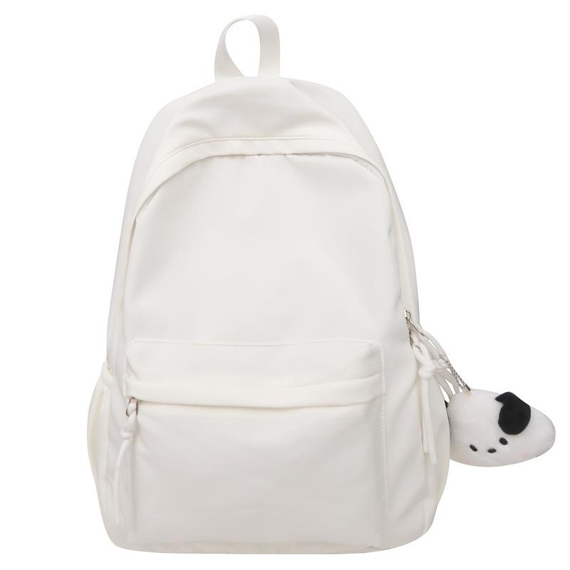 Женский рюкзак большой вместимости, однотонный, студенческий рюкзак, мужской школьный рюкзак