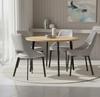SIENA upholstered chair, gray fabric