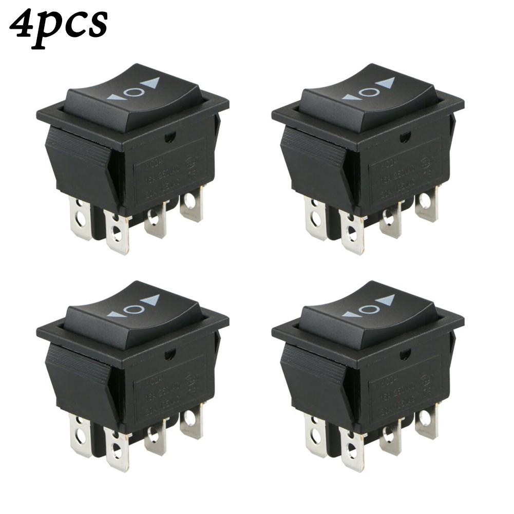 Useful New Rocker Switches for instant Rocker Switch On-Off Power 1.26x1.02x1.30in 12V 4 Pieces 6Pin Black Useful Switches4