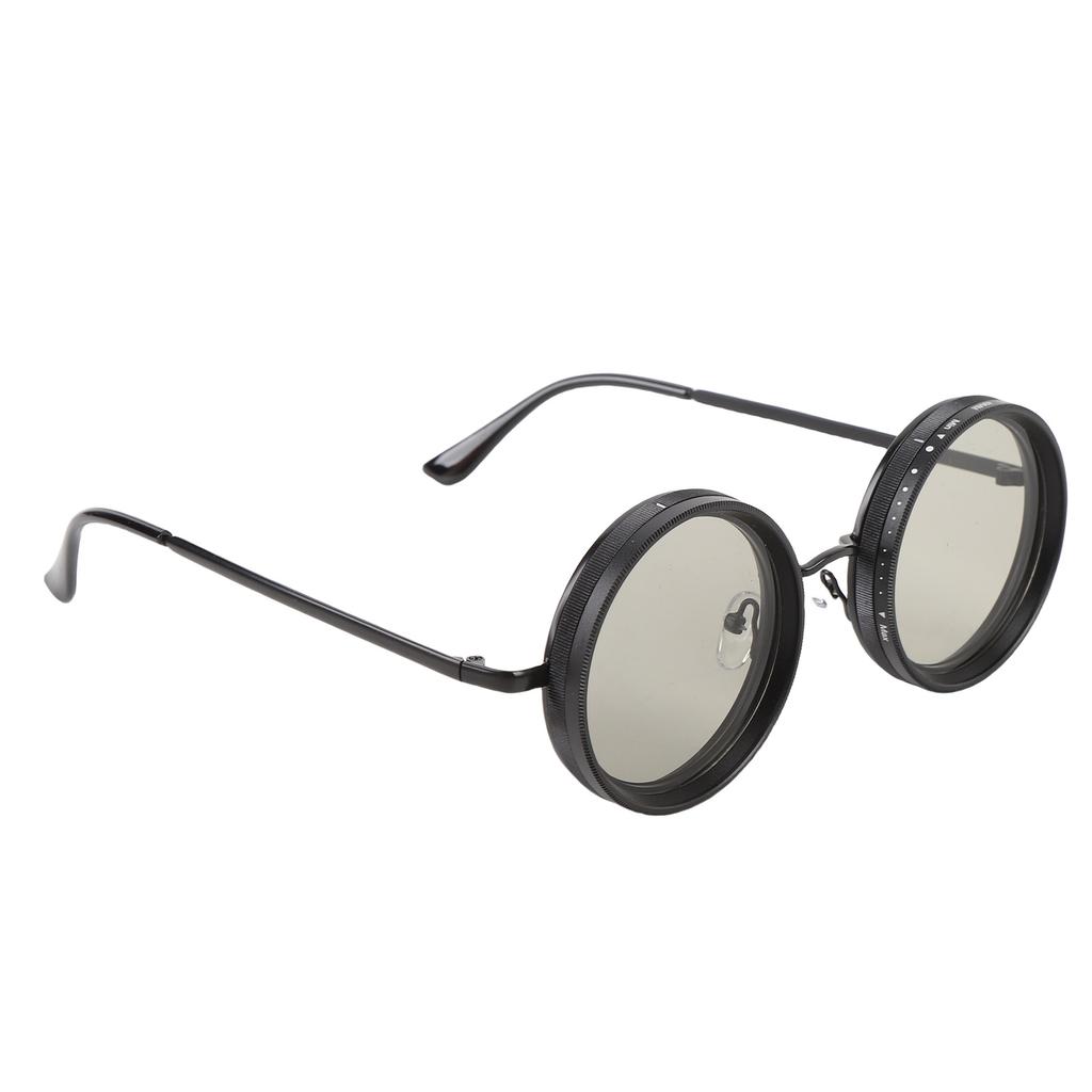 Регулируемые солнцезащитные очки с переменным затемнением, круглые линзы 49 мм, солнцезащитные поляризационные очки с ND-фильтром для мужчин, для рыбалки