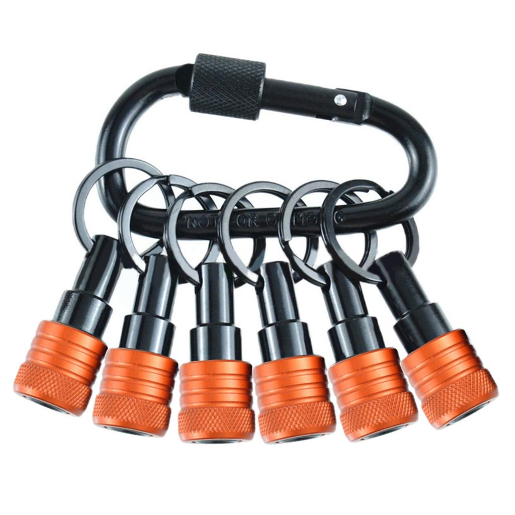 6pcs 1/4inch Hexagonal Shank Socket Bit Holder Set Screwdriver Bit Holder Set Versatile for Easy Storage & Transport