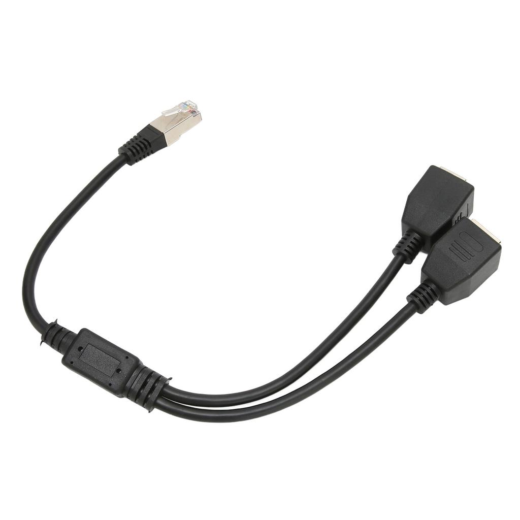 RJ45 Ethernet Splitter Cable 1 Male To 2 Female Port Stable Fast Transmission Cat5 RJ45 Splitter Cable for Router Modem